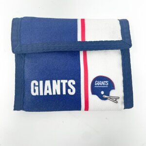 Vintage 1980's Rainbow of California Tri-Fold Nylon Wallet New York Giants